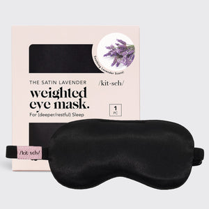 Maschera per gli occhi satinata alla lavanda