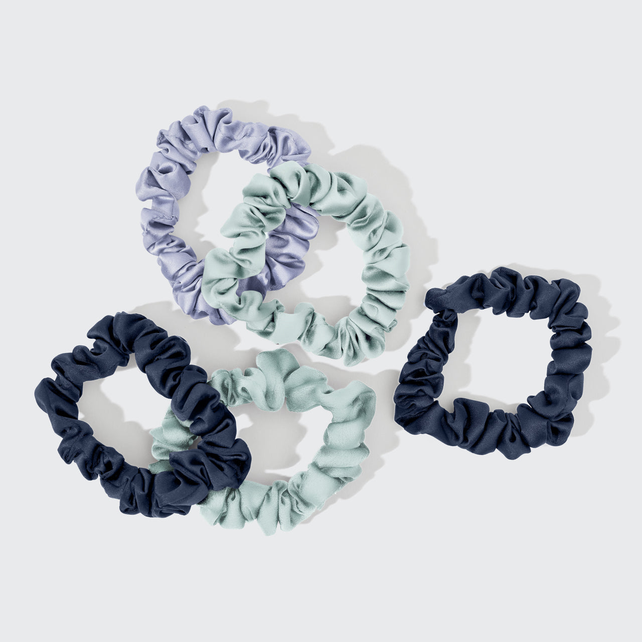 Set da 5 pezzi di arricciature in raso - Bouquet da giardino