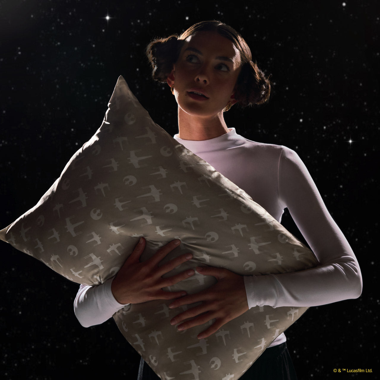 Star Wars™ & Kitsch Taie d'oreiller en satin Alliance rebelle