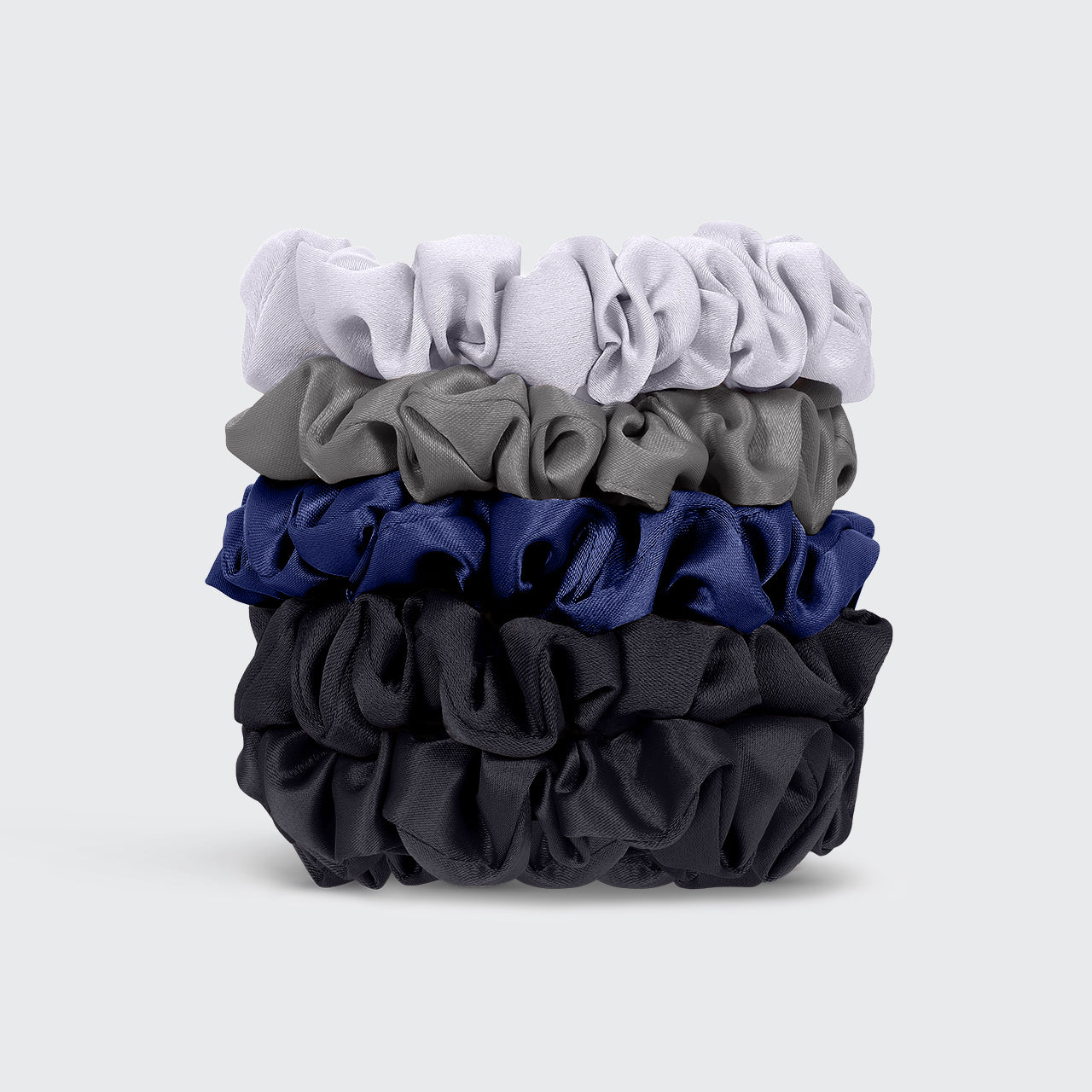 Satiini Petite Scrunchies 5kpl setti - Midnight