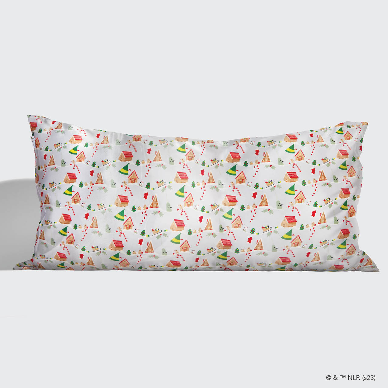 Kitsch x elf Satin King örngott - Periwinkle Christmas