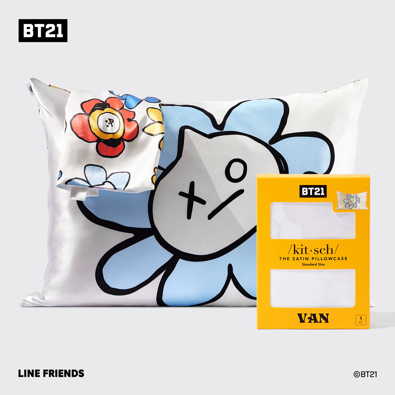 Kitsch x BT21 Federa in raso - VAN