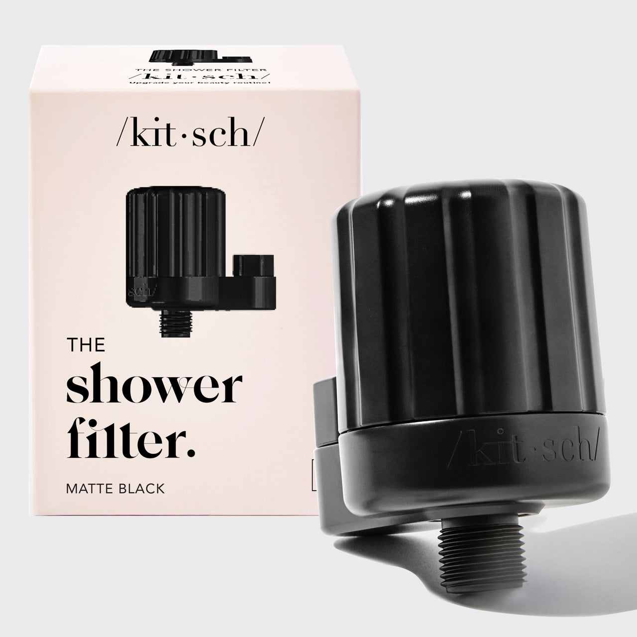 Duschfilter + Schampo & Balsam 4 st Set - Svart