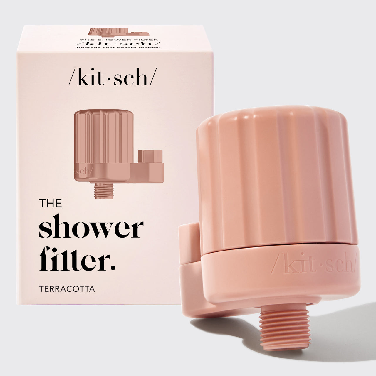 Duschfilter + Schampo & Balsam 4 st Set - Terracotta