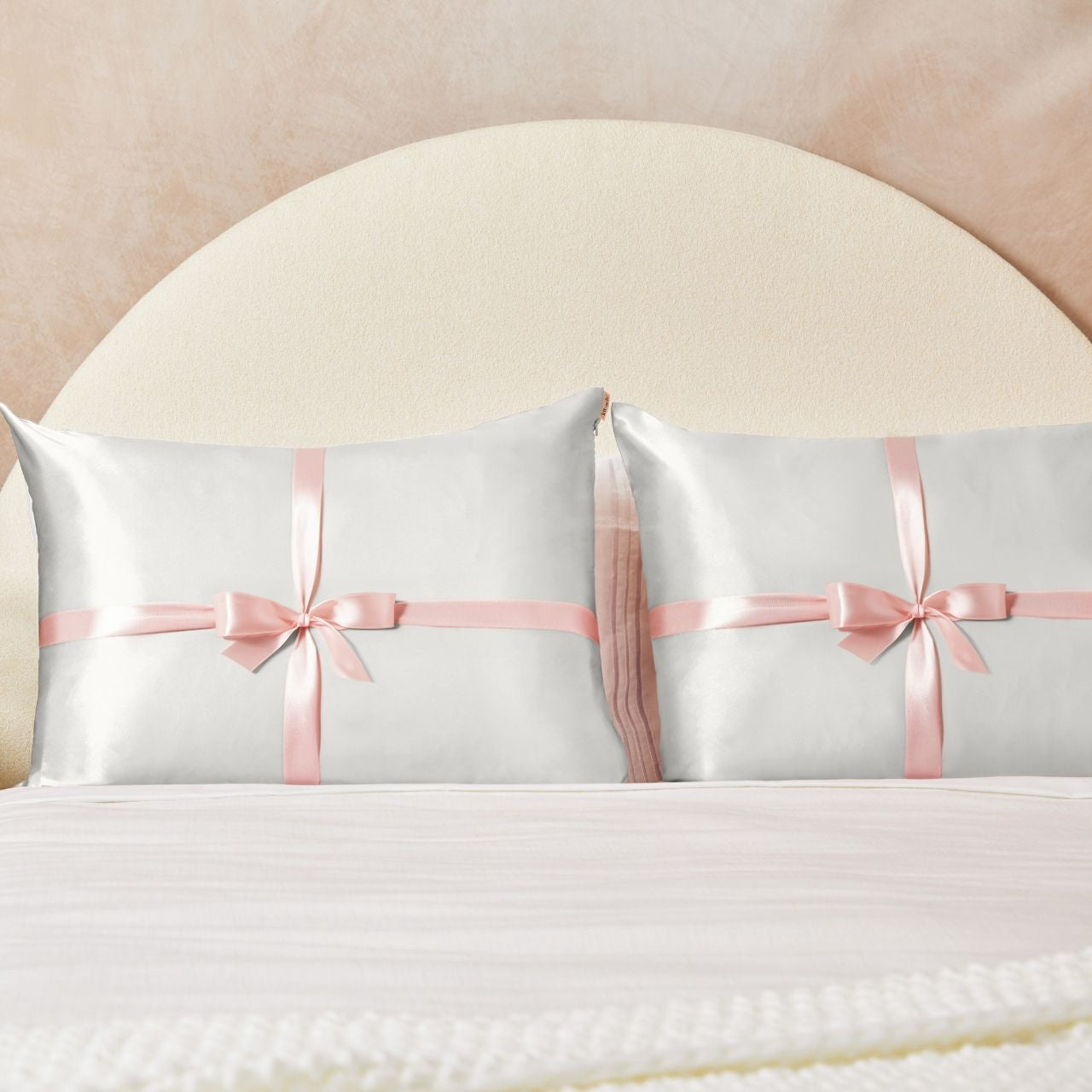Juego de 2 fundas para almohada Standard edición Navideña - Ivory