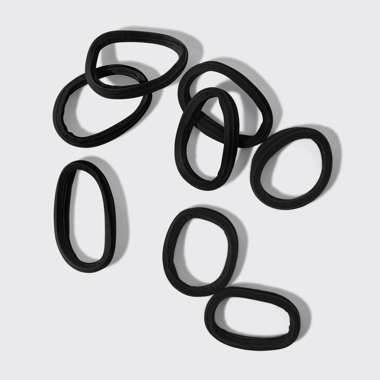 Svart sömlös hårresår 8 st Set