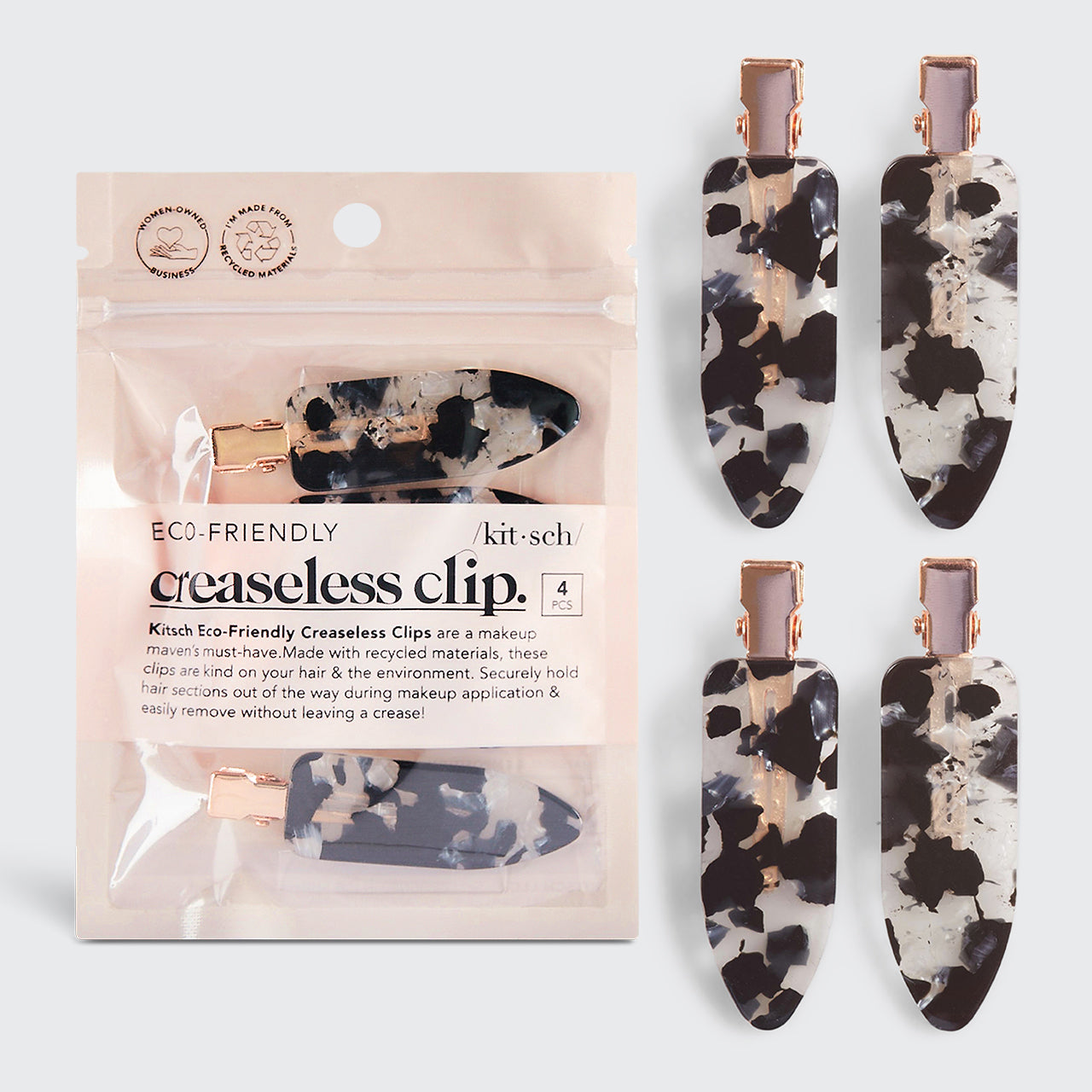 Knitterfreie Clips 4er-Set