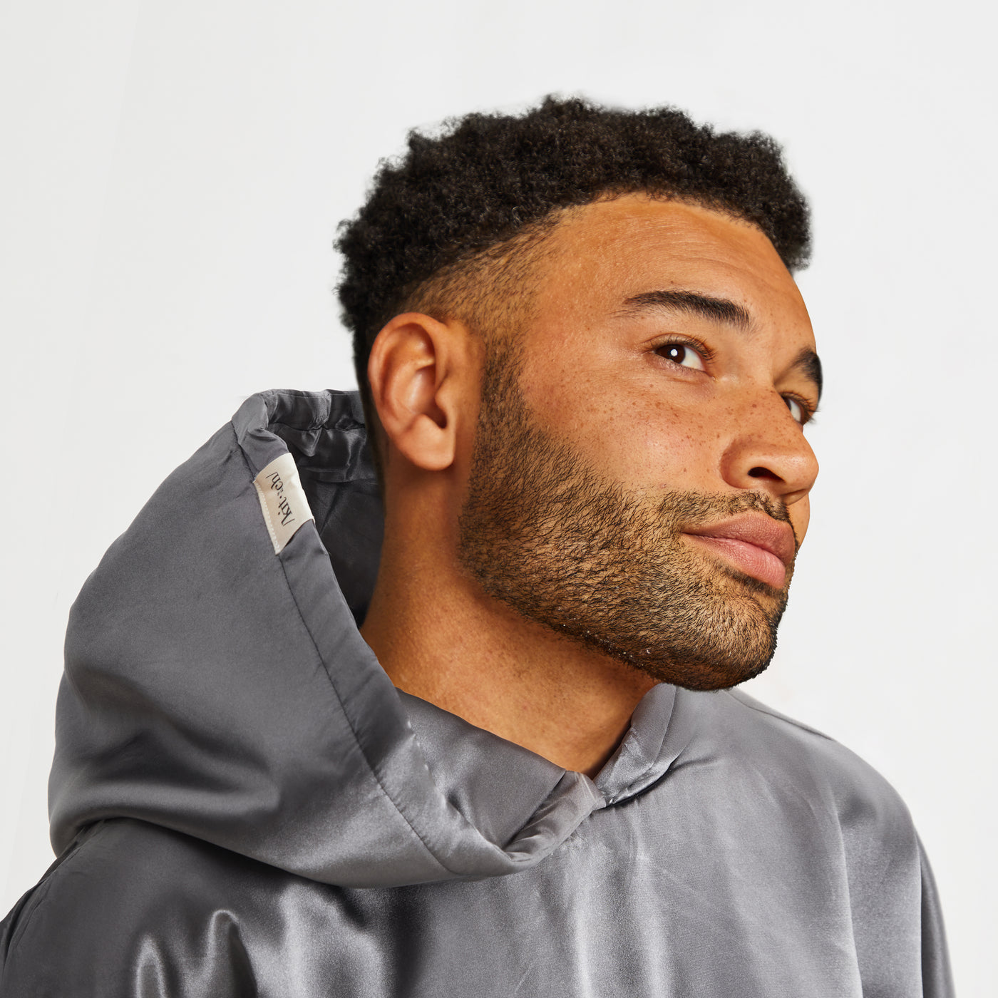 Glazey en satin - Gris Anthracite