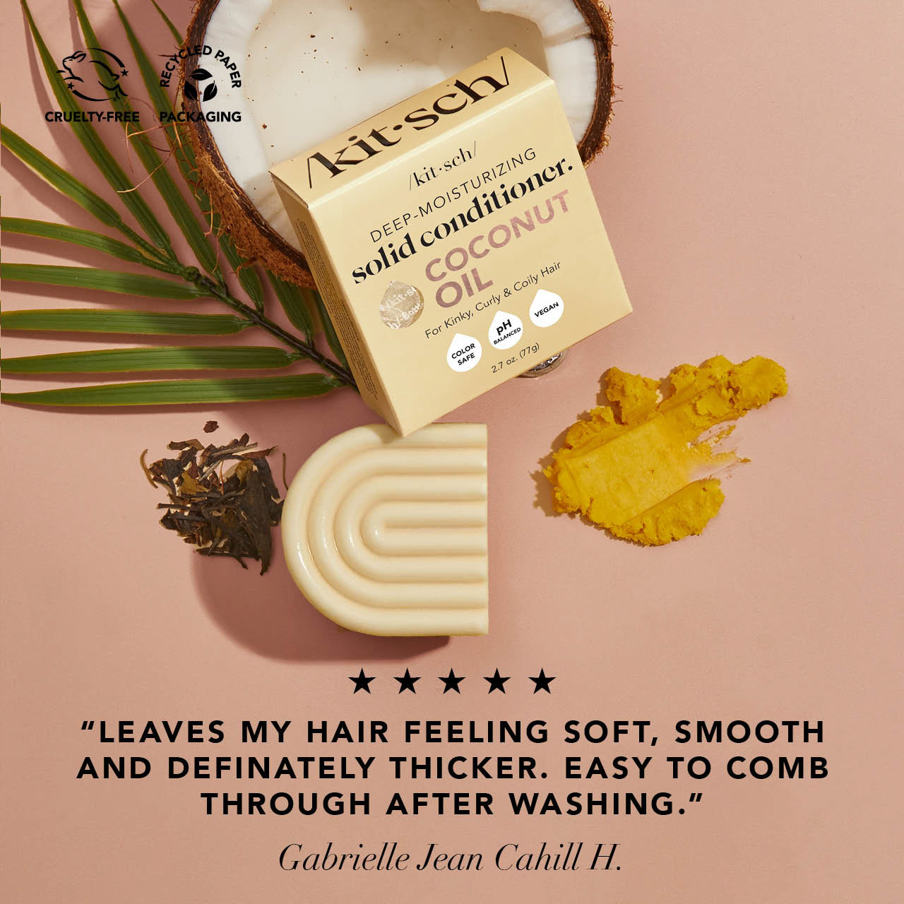 Kokosnussöl Shampoo und Spülung Combo für trockenes, geschädigtes Haar