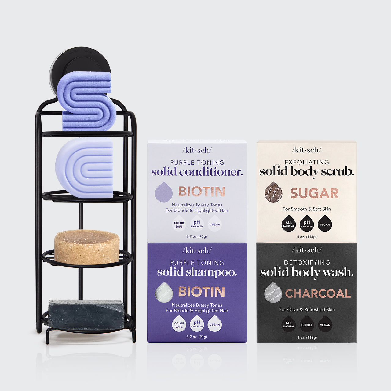 Crea tu set de champú y acondicionador — incluye GRATIS carrito de ducha autovaciante
