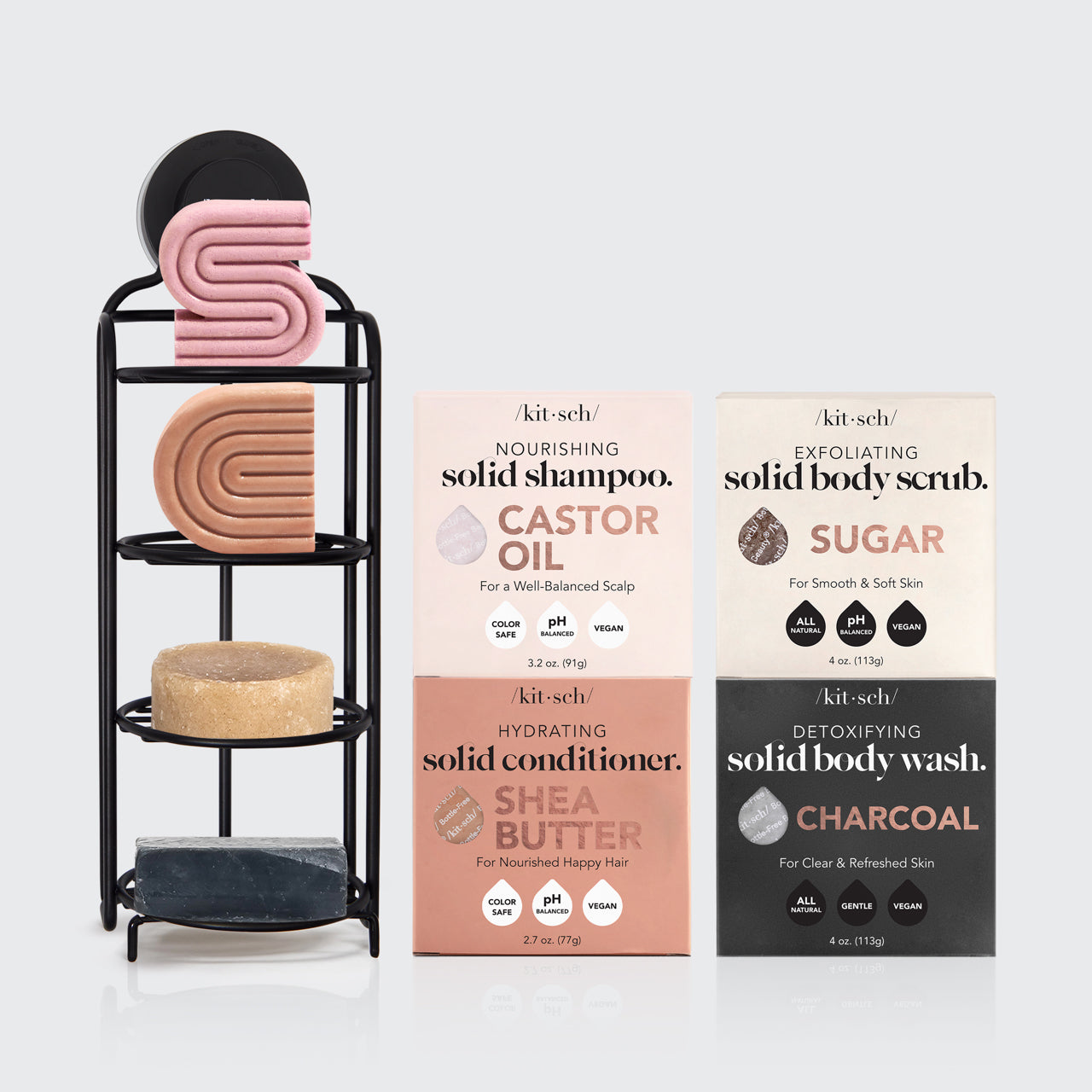 Crea tu set de champú y acondicionador — incluye GRATIS carrito de ducha autovaciante
