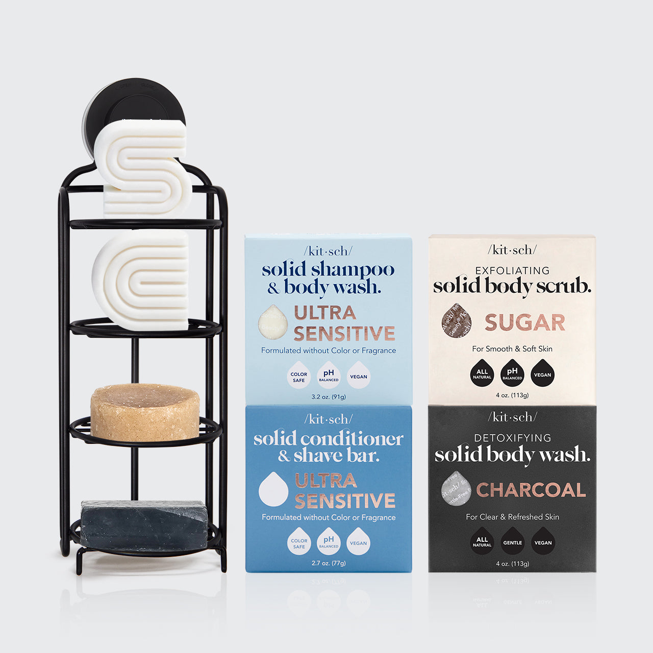 Crea tu set de champú y acondicionador — incluye GRATIS carrito de ducha autovaciante