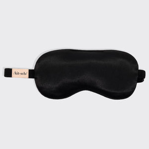 Masque pour les yeux en satin pondéré à la lavande