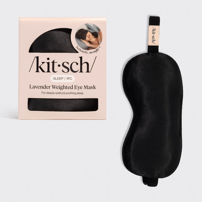 Maschera per gli occhi satinata alla lavanda