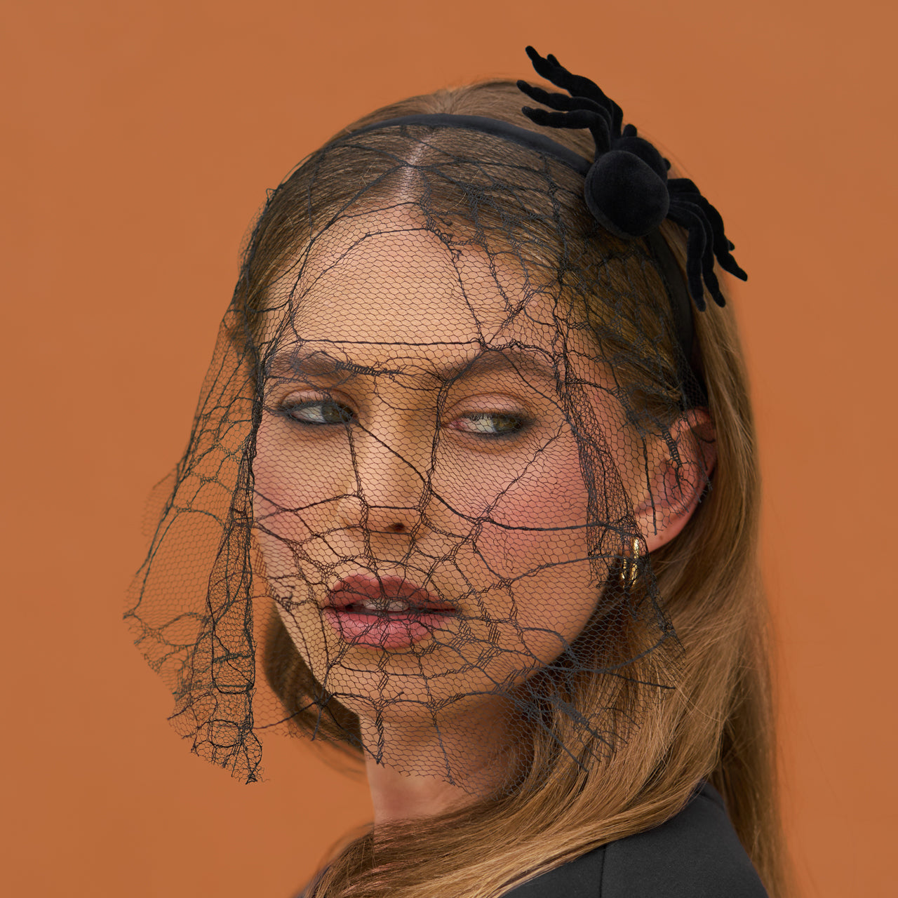 Spiderweb Veil Headband