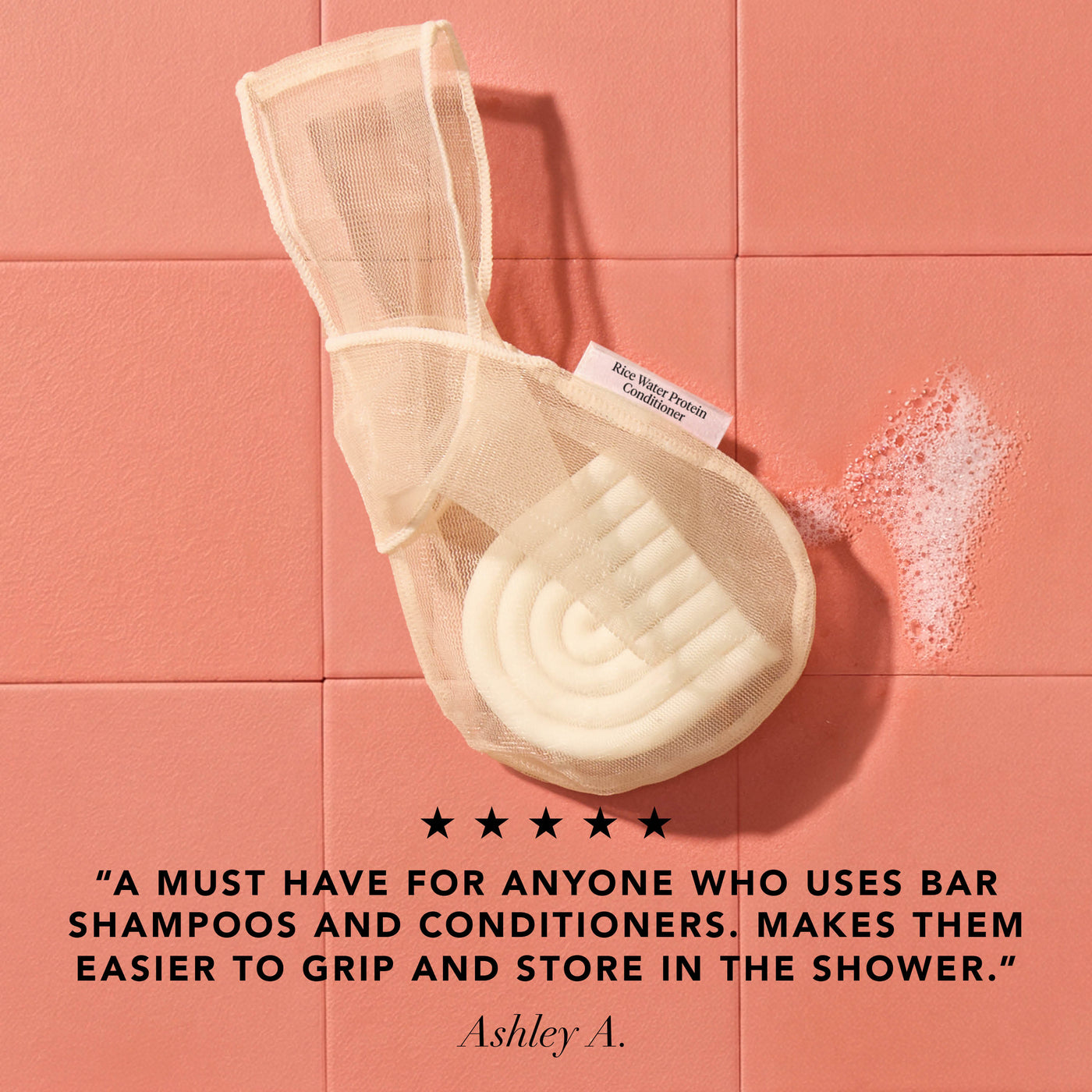 Rice Water Protein Conditioner Bar Saver Bag