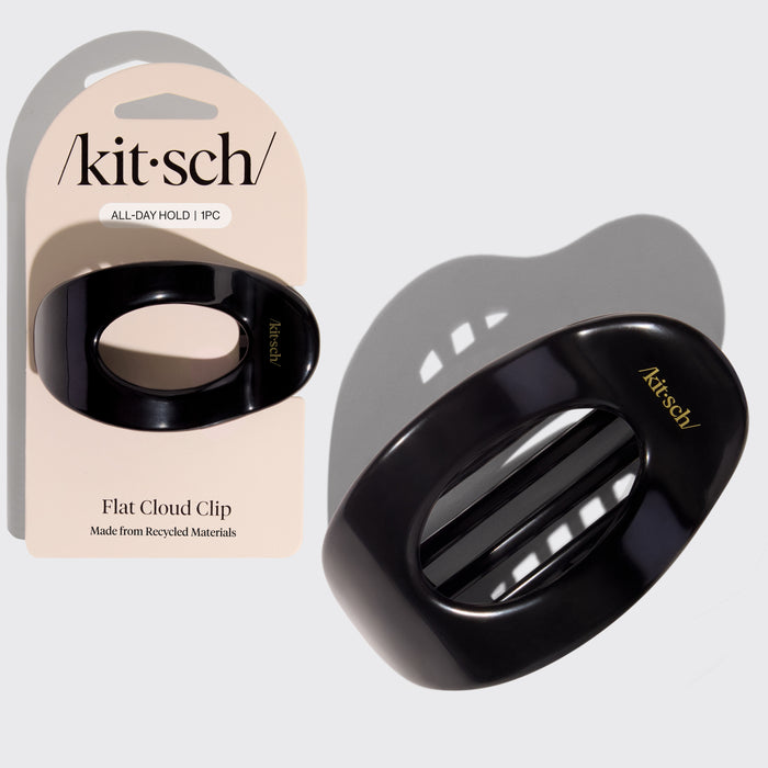 Flacher Wolkenclip Schwarz - Medium