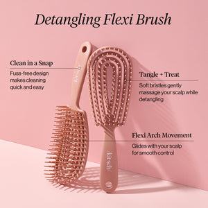 Terracotta Detangling Flexi Brush