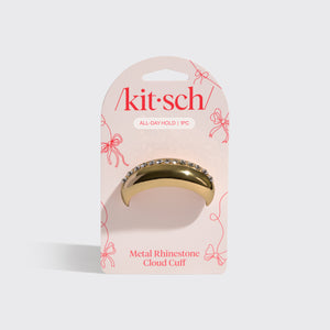 White Rhinestone Cloud Cuff - Medium