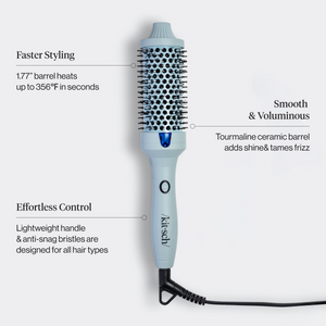 Haze Blue Volumizing Thermal Round Brush - Large