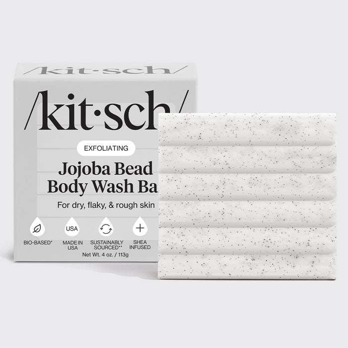 Barre de lavage corporel exfoliant aux perles de jojoba