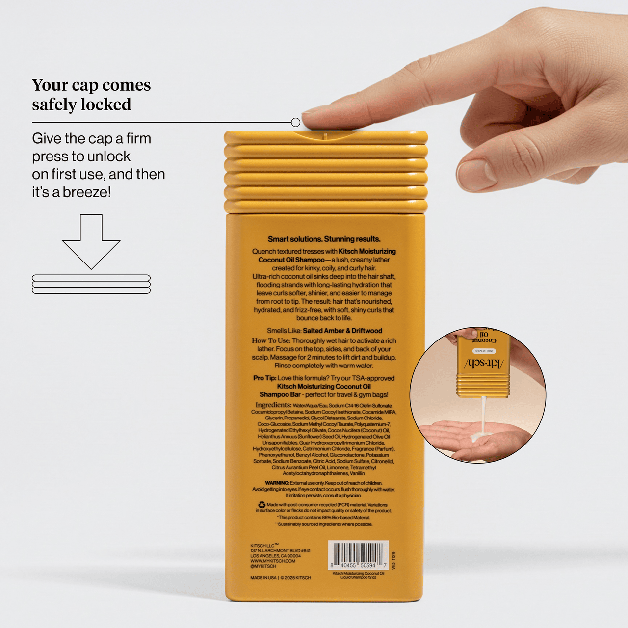 Moisturizing Coconut Oil Shampoo