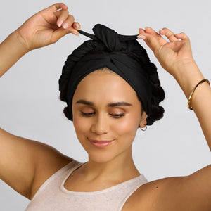 Black Set & Flow Active Curling Headband