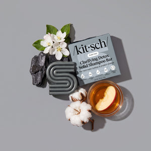 Clarifying Detox Shampoo Bar — ACV, charcoal & vitamin C for buildup removal | KITSCH