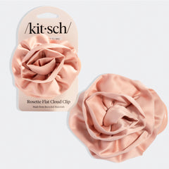 Pinza Piatta in Raso con Rosetta (Cloud Clip) - Terracotta - Media