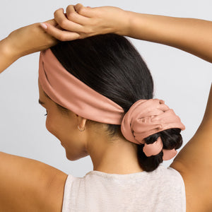 Terracotta Set & Flow Active Curling Headband