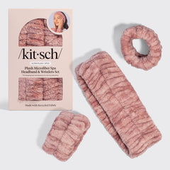 Terracotta Kitsch Spa Headband & Wristlets 3pc Set