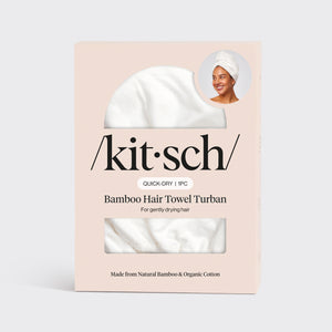 Ympäristöystävällinen hiuspyyhe - Ivory