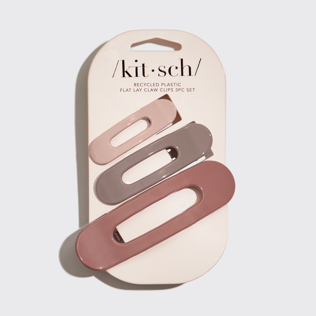 Terracotta Flat Lay Claw Clips 3pc Set