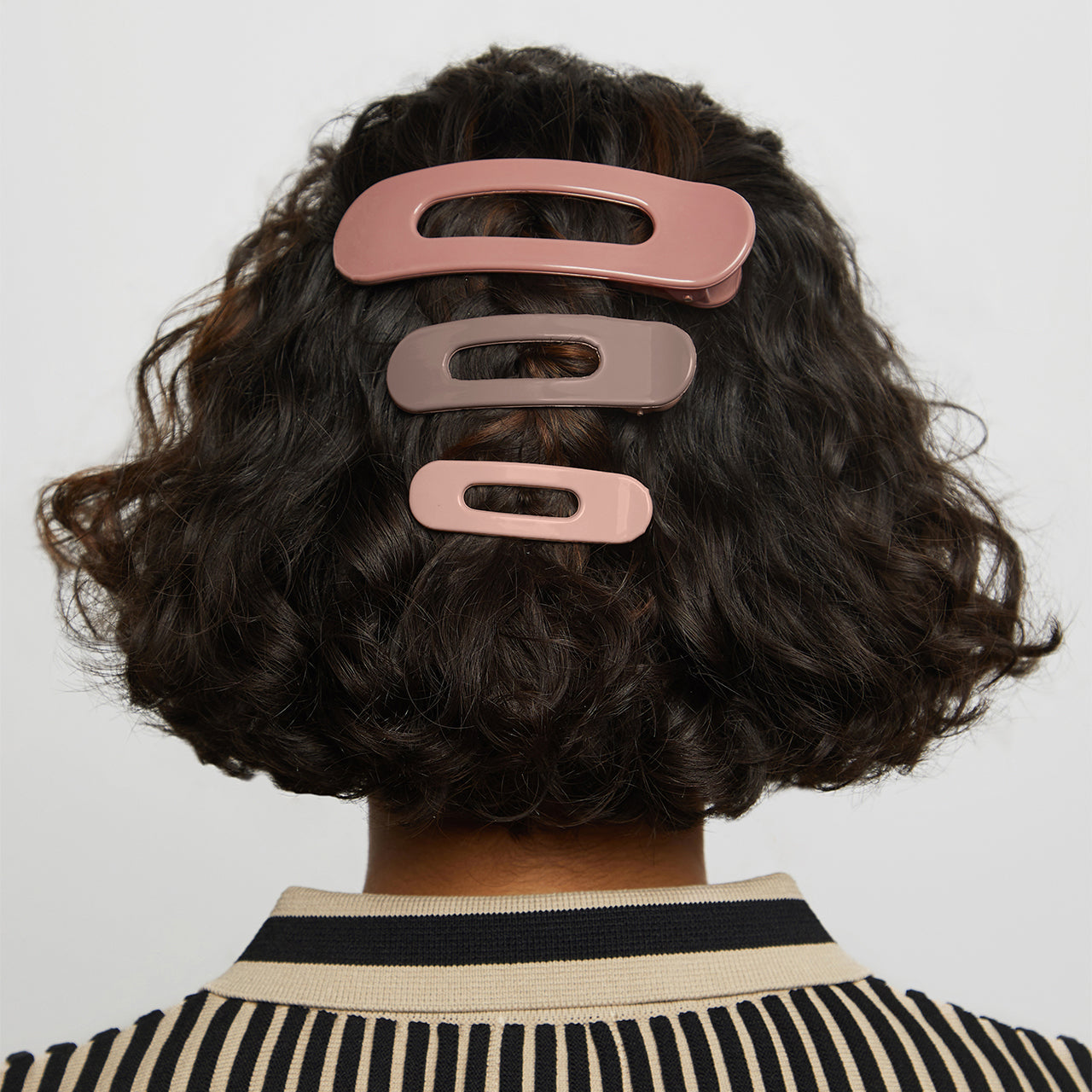 Terracotta Flat Lay Claw Clips 3pc Set