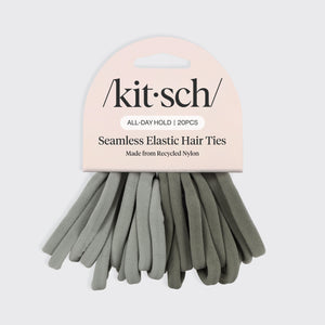 Set di 20 elastici per capelli in eucalipto