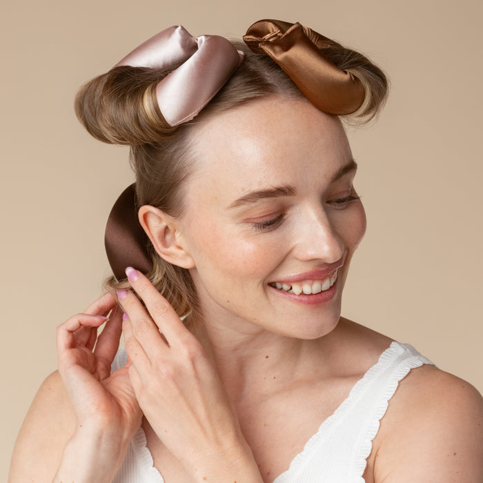 Rosewood Satin Jumbo Flexi-stavar 4 st Set