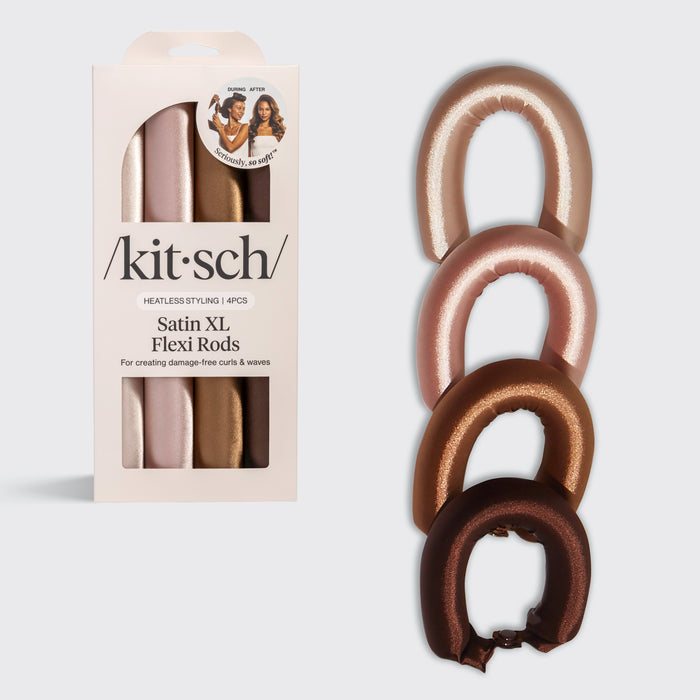 Rosewood Satin Jumbo Flexi-stavar 4 st Set