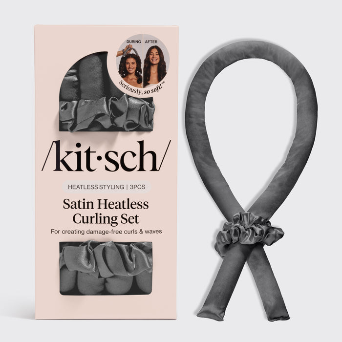 Lämpötilaton hiuskiharrin Satin - Hiilenvärinen - Charcoal