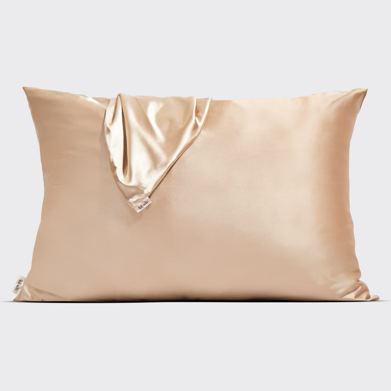 Satin Pillowcase in Champagne