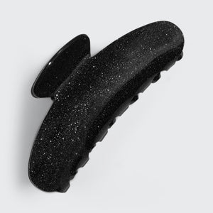 Kloklämma i återvunnen plast - svart glitter