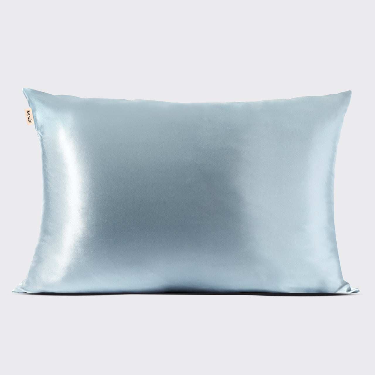 Taie d'oreiller en satin - Haze Blue