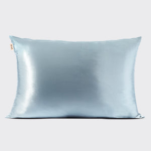 Taie d'oreiller en satin - Haze Blue