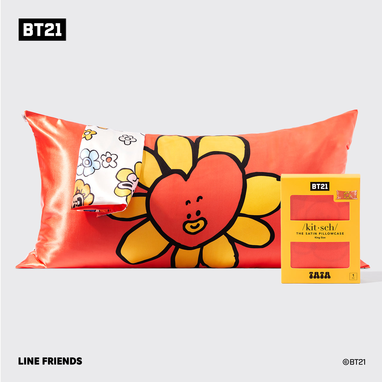 Kitsch x BT21 Taie d'oreiller - TATA | King