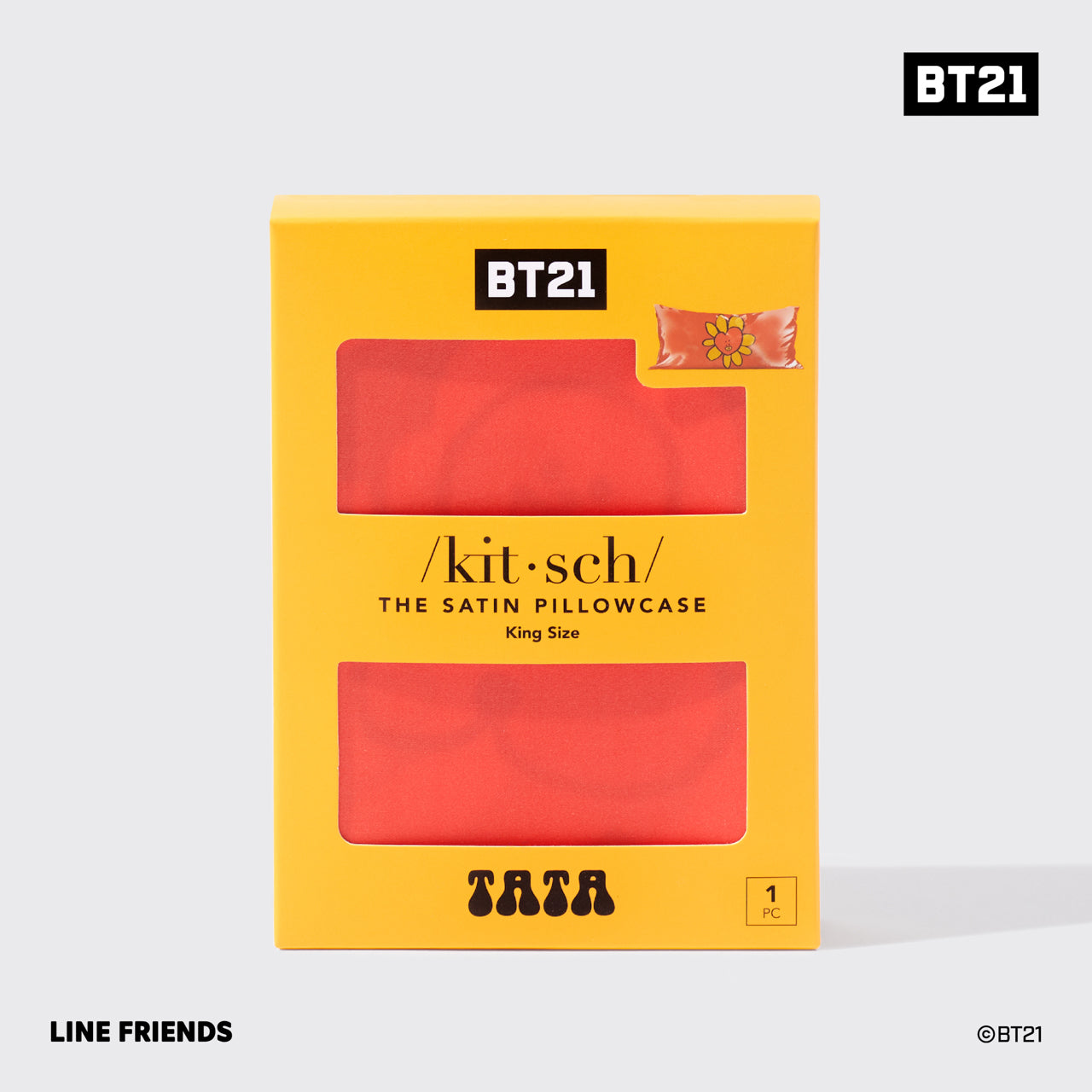 Kitsch x BT21 Taie d'oreiller - TATA | King