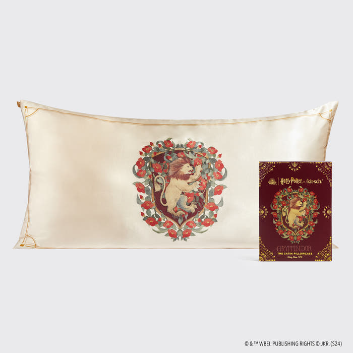 Kitsch x Harry Potter Gryffindor King Satin Pillowcase — hero