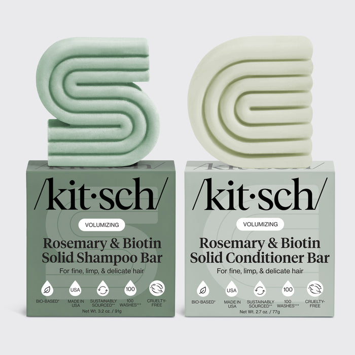 Combo de Champú y Acondicionador Voluminizador de Romero y Biotina