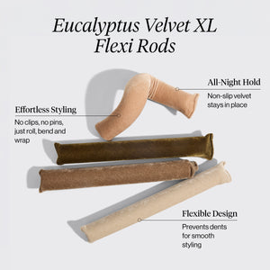 Eucalyptus XL Velvet Flexi Rods 4 st uppsättning