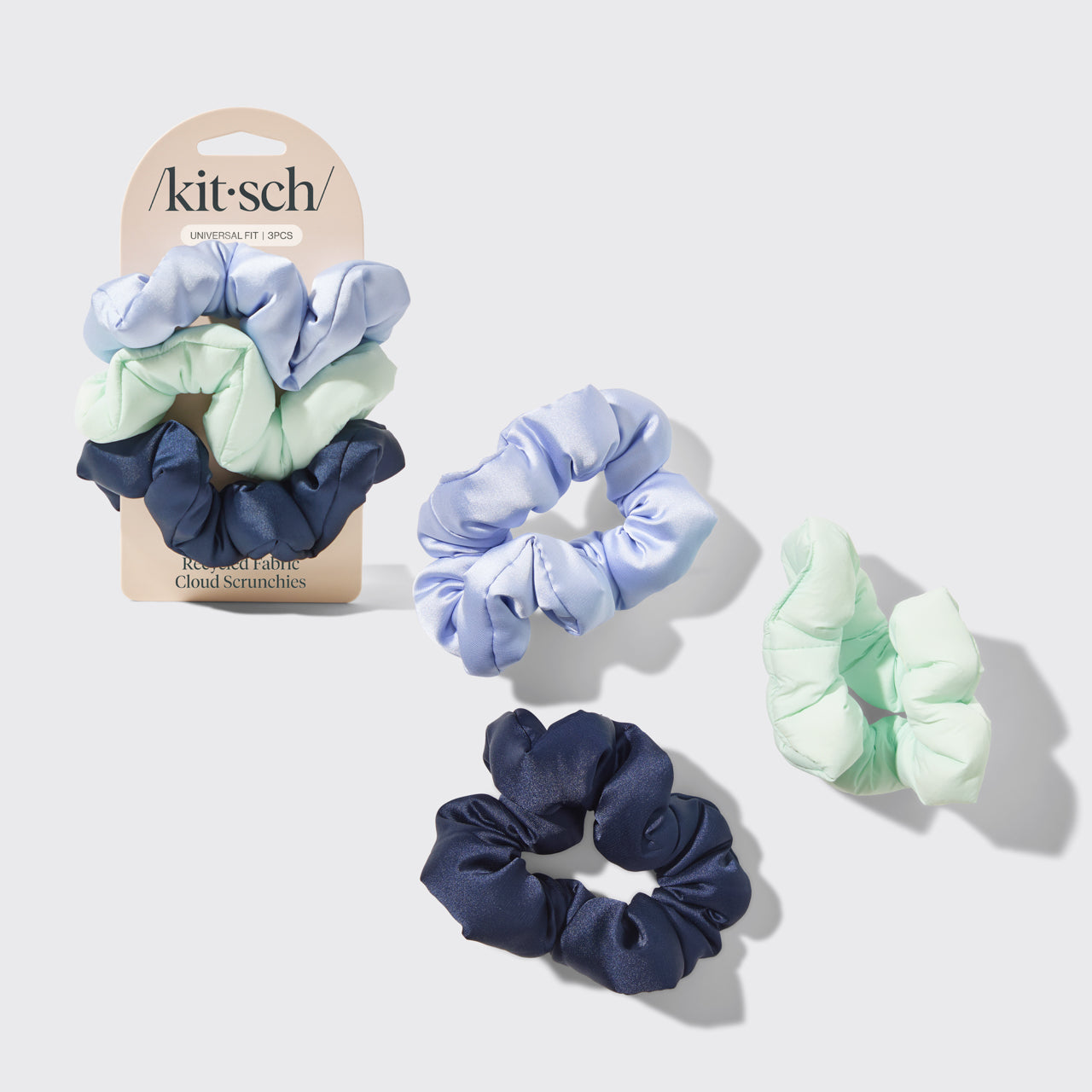 Wolk Scrunchies 3-delige set - Tuinboeket