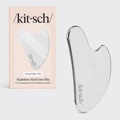Ruostumattomasta teräksestä valmistettu Gua Sha
