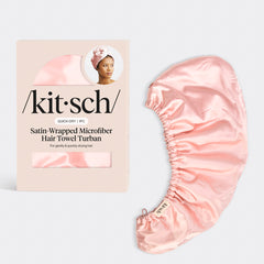 Satin-Haartuch - Blush